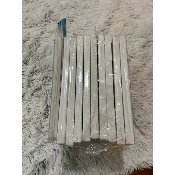 Super Value 8x10 Stretched Canvas 10 Pack Triple Primed White Art Supplies - Picture 3 of 8